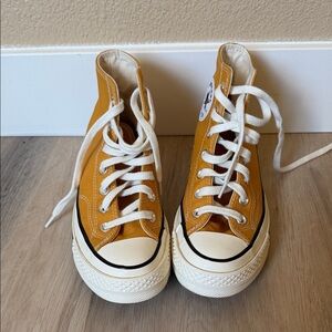 Converse Mustard Yellow High-Tops